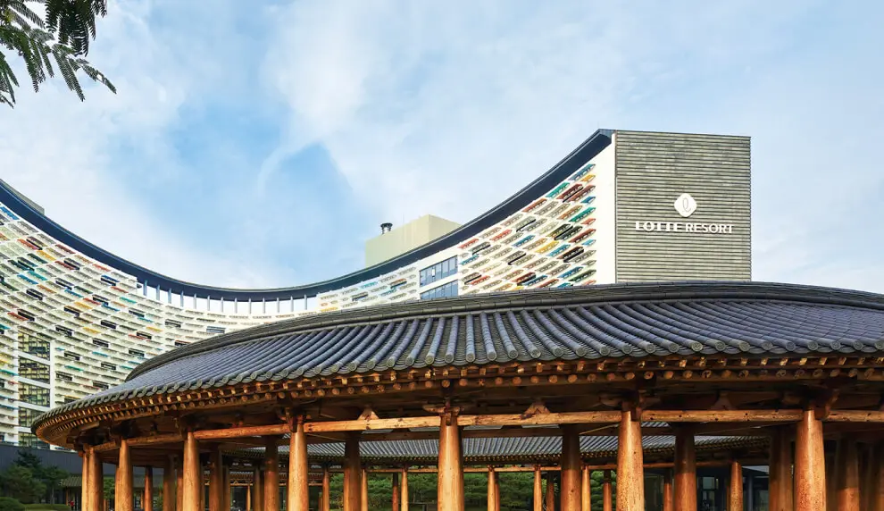 롯데리조트 부여 전경